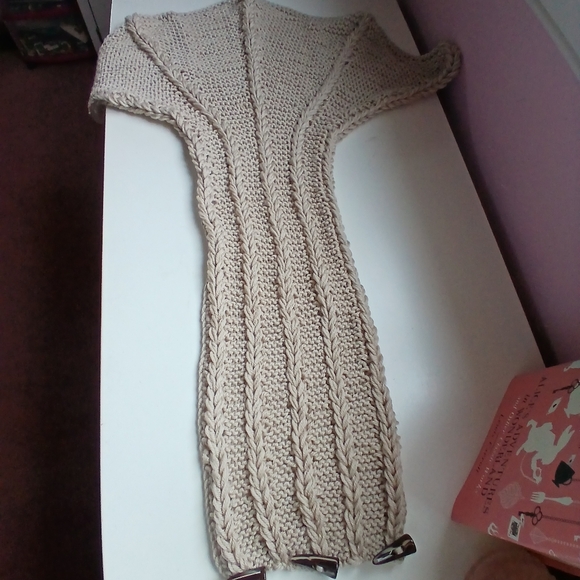 Dragon Wing Cowl Scarf - Sand - Picture 6 of 7